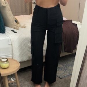 Aritzia Black Wide Leg Pants
